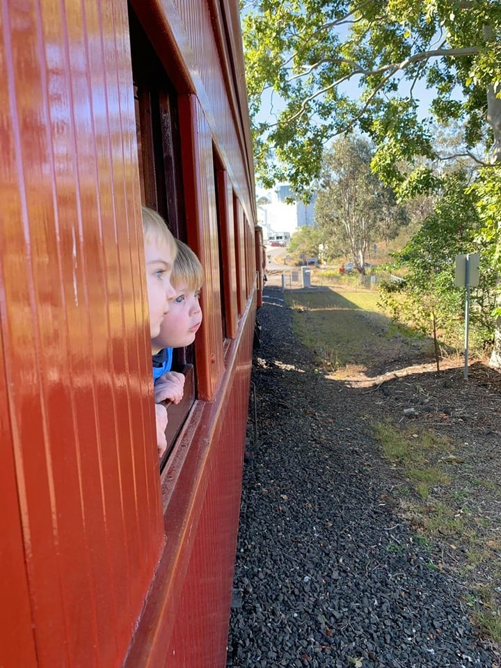 QPSR train rides are a hit with the little ones!