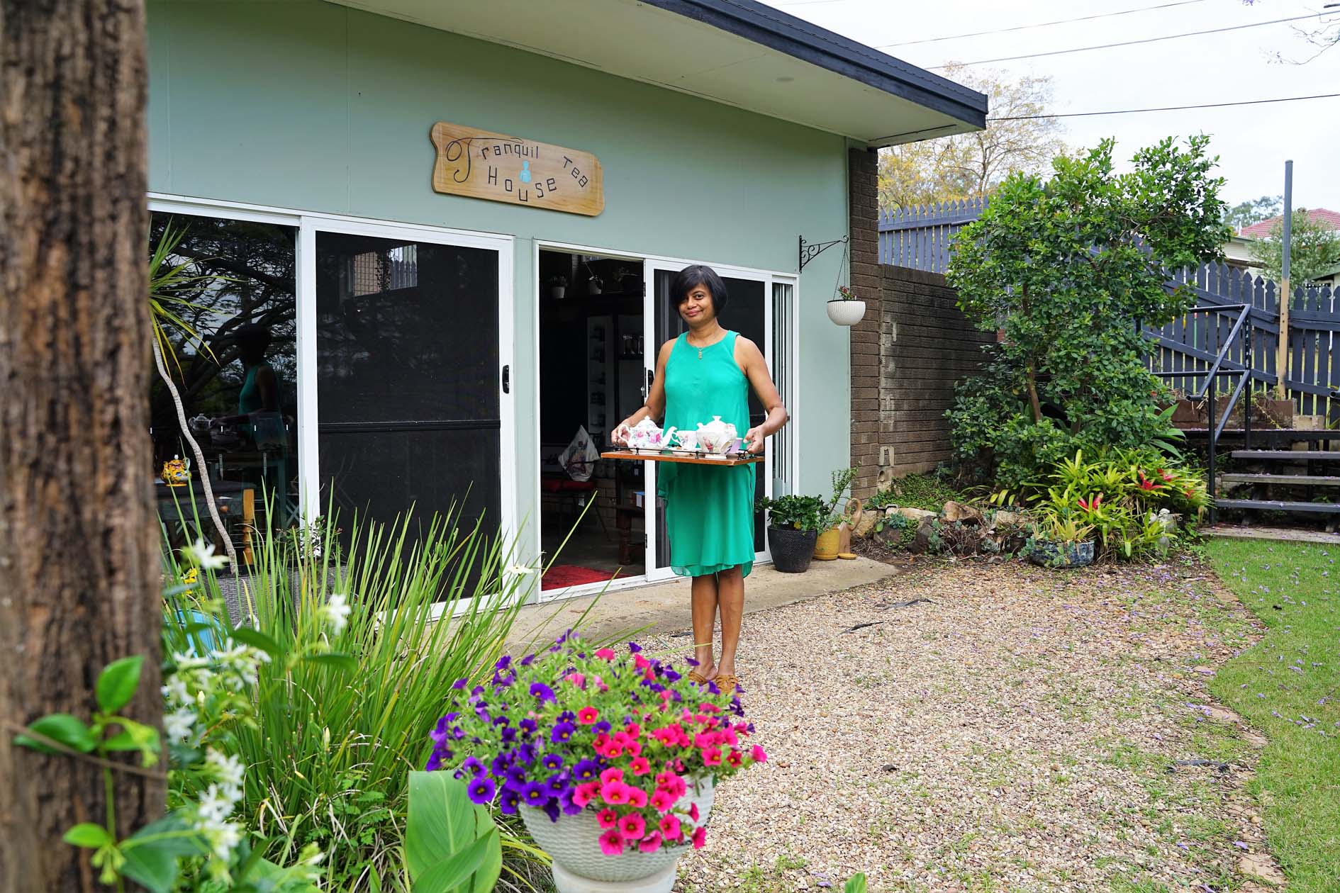 Dona Perera has opened Tranquil Tea House