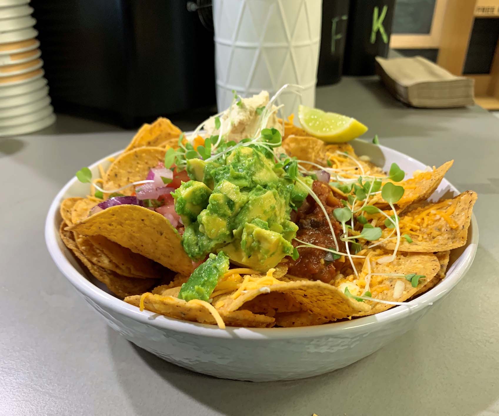 Vegan Nachos Bowl Vegan Nachos Bowl