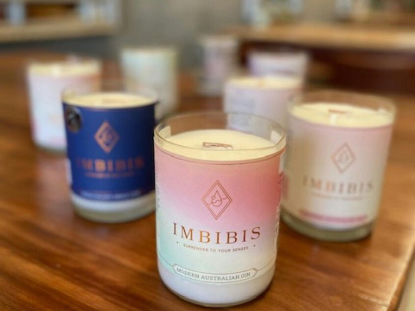 Candle making workshops at Imbibis Craft Distillery